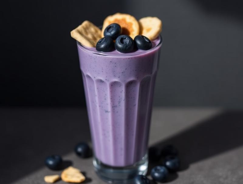 Blaubeer-Pancake Shake